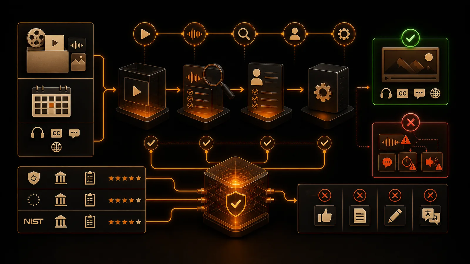 Schema illustrato della sezione Il primo asset da provare