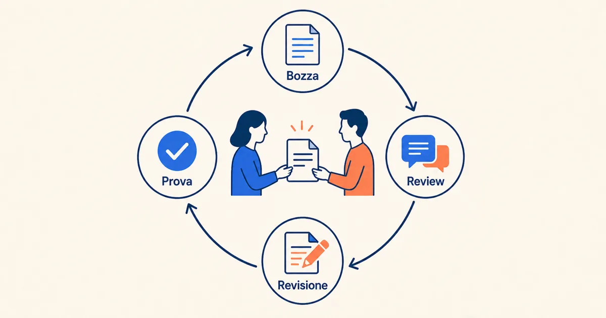 Come usare la peer review nella formazione AI aziendale