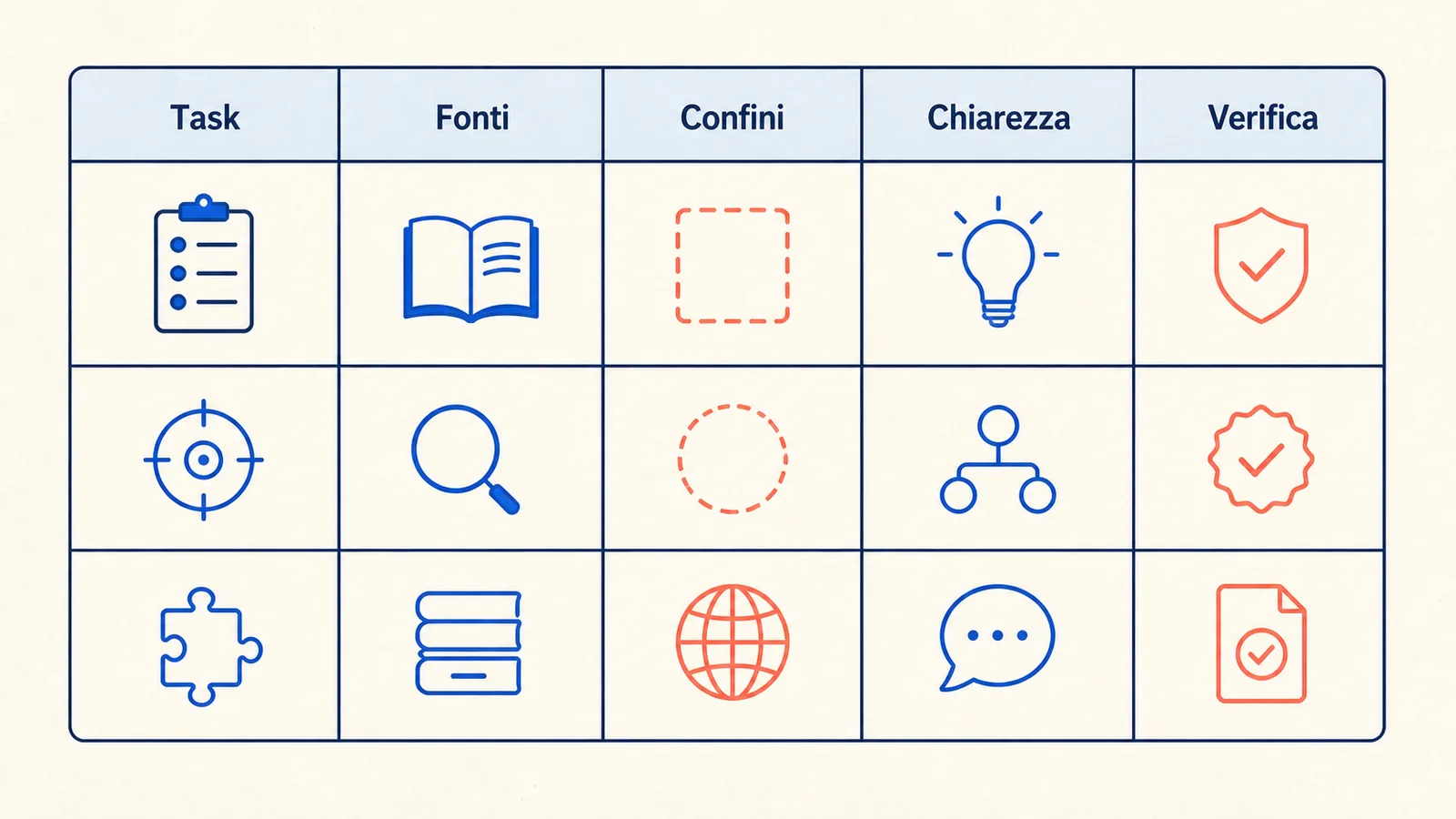 Rubrica comune per la peer review di un output AI aziendale